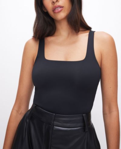 Good American Women's Sculpting Modern Tank Bodysuit, Regular & Plus Size