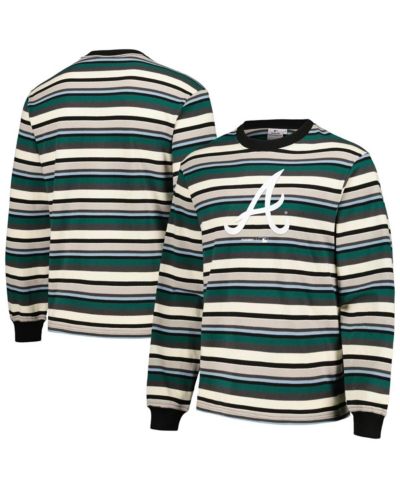 Мужская футболка PLEASURES Cream/Green Atlanta Braves Ballpark