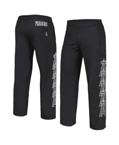 Мужские спортивные брюки PLEASURES Men's Black Los Angeles Angels Pitcher Track Pants