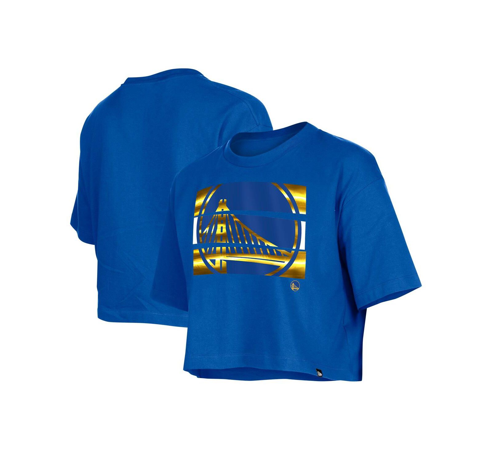 Женская футболка New Era Golden State Warriors Oversized Boxy Crop