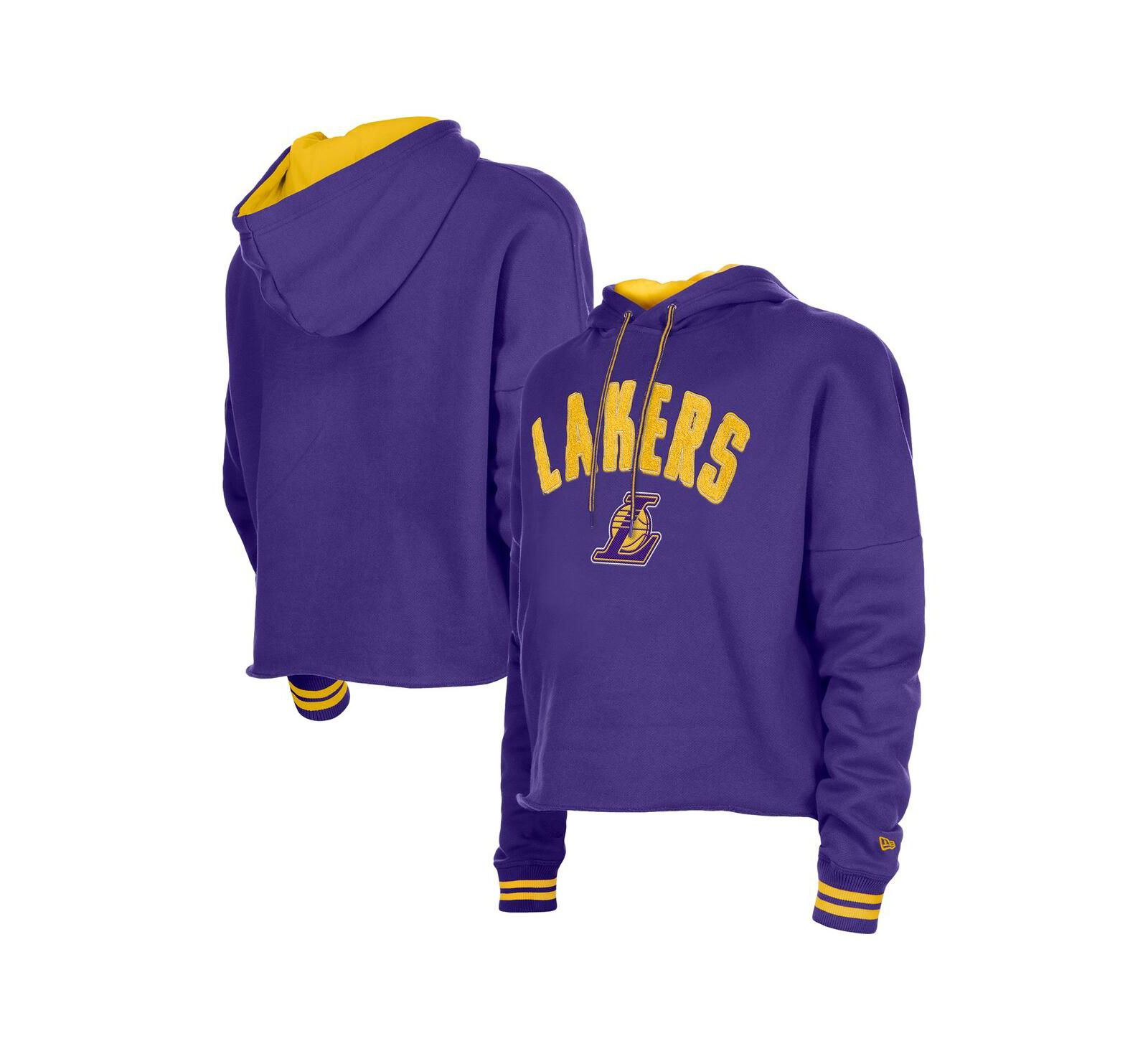 Женское худи New Era Los Angeles Lakers Boxy