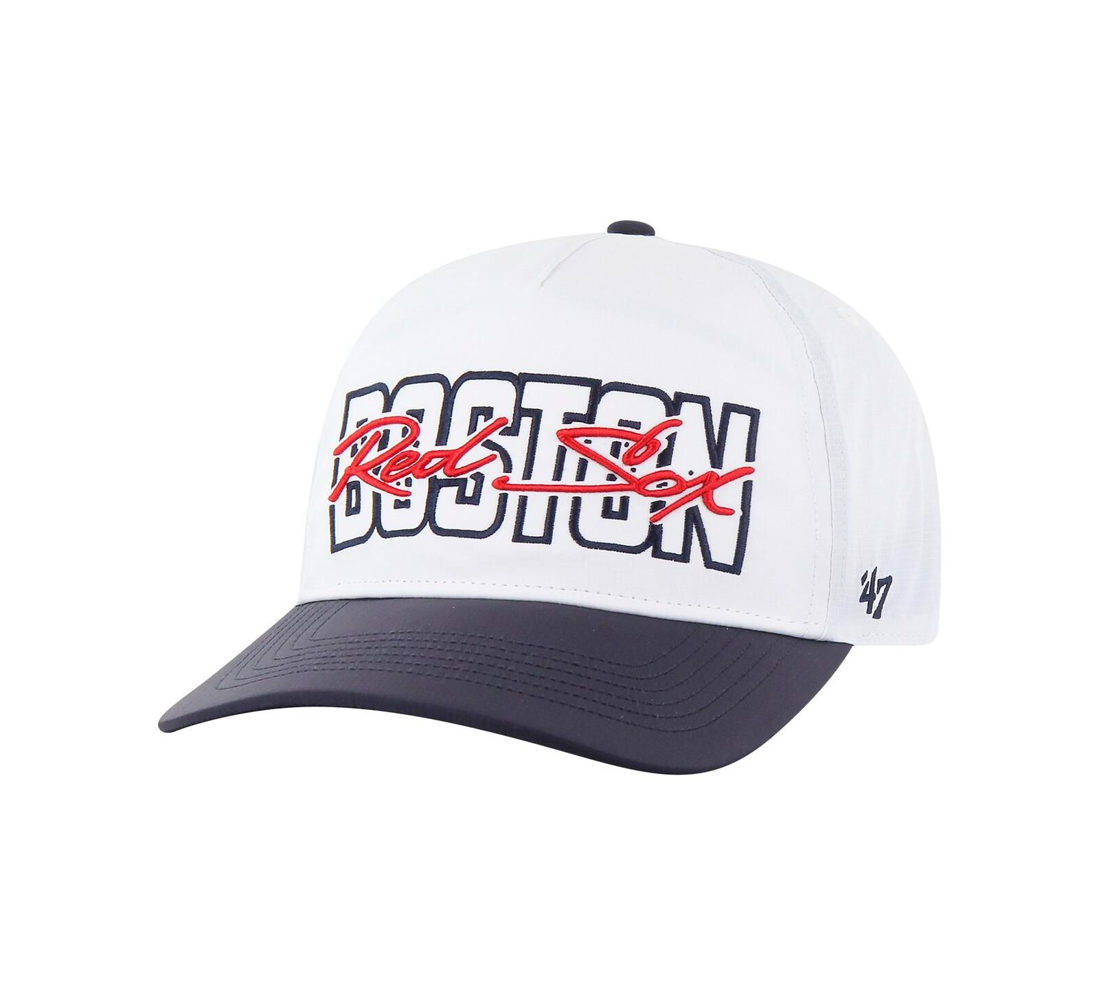 '47 Brand Мужская белая кепка Boston Red Sox Lineman Hitch Adjustable
