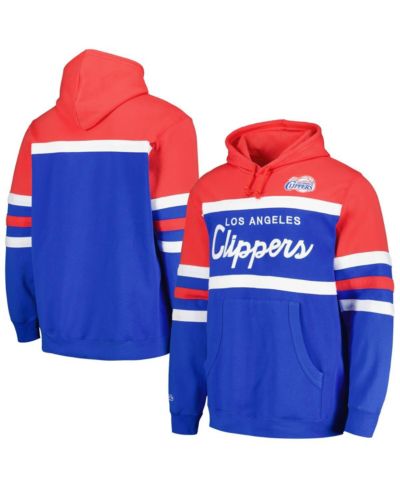 Мужское худи Mitchell & Ness LA Clippers Royal/Red