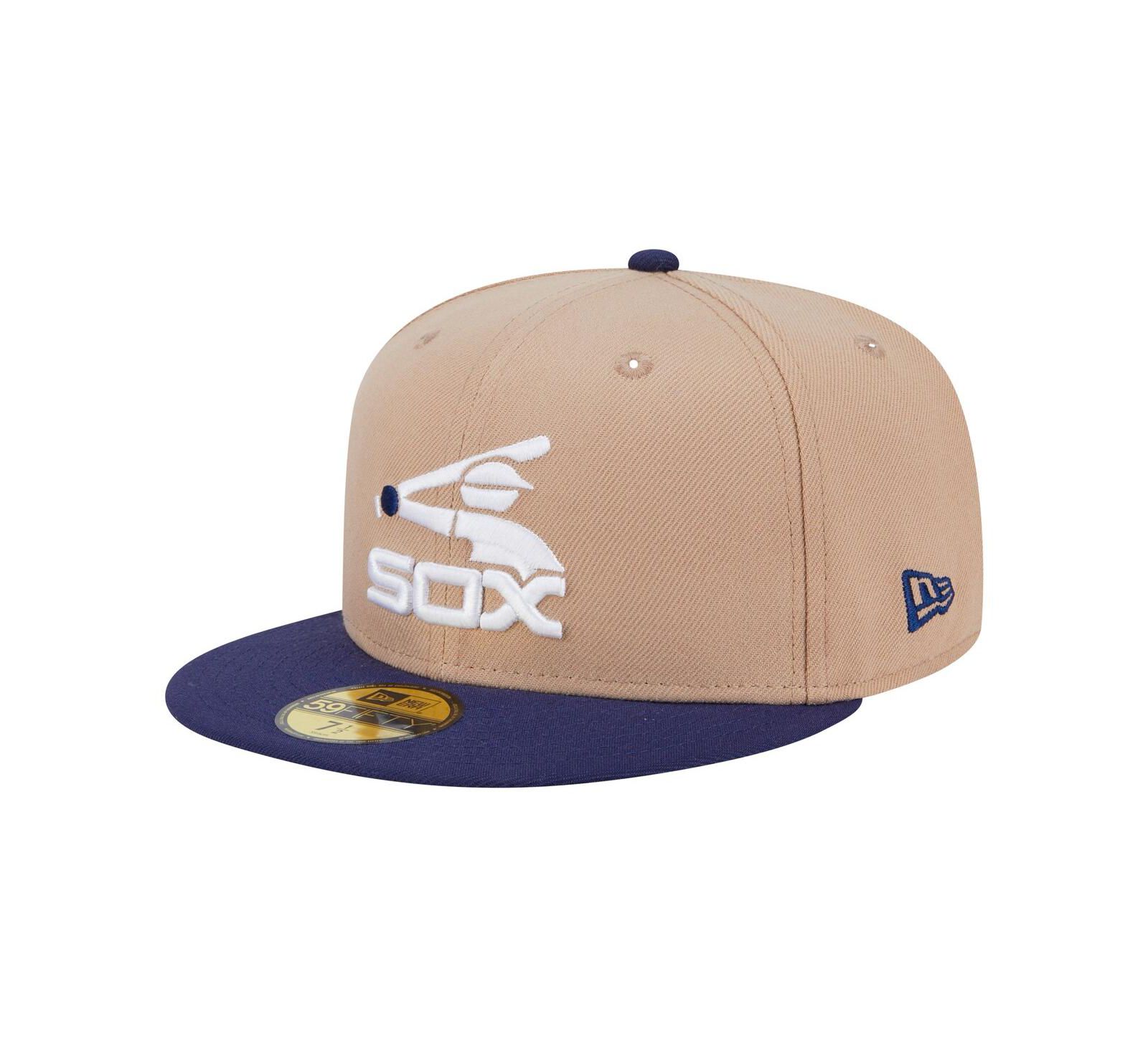 New Era Men's Khaki Chicago White Sox 59FIFTY Fitted Hat