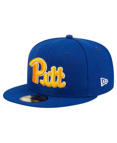 Мужская кепка New Era Pitt Panthers 59FIFTY королевского синего цвета