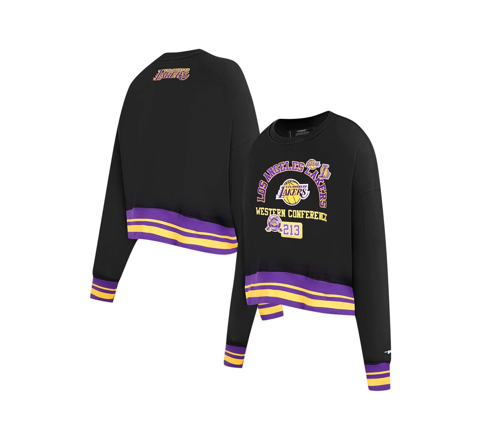 Pro Standard Женское укороченное худи Los Angeles Lakers Black
