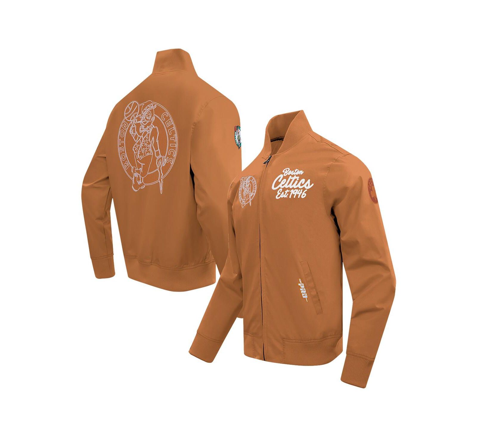 Мужская куртка Pro Standard Brown Boston Celtics Paint The City Full-Zip