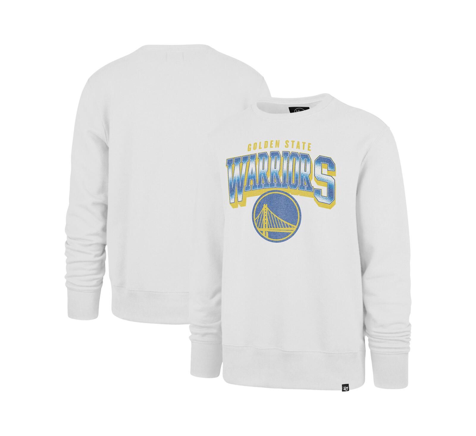 Мужская толстовка '47 Brand White Golden State Warriors Spotlight Headline
