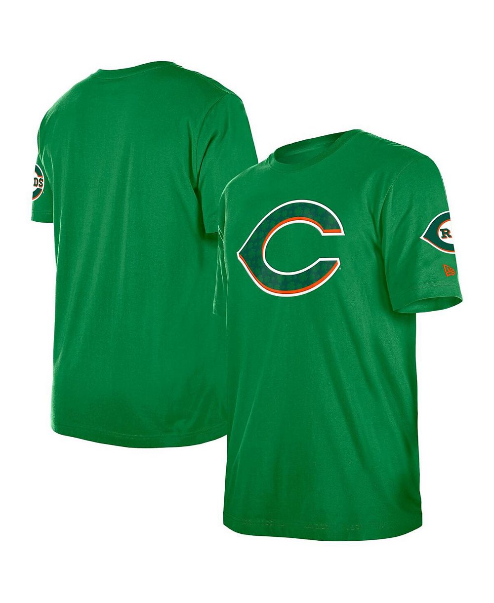 Мужская футболка New Era Kelly Green Cincinnati Reds St. Patrick's Day Shamrock Fill
