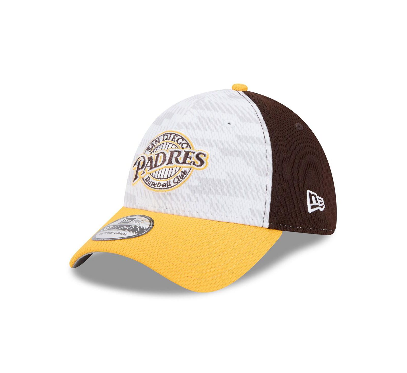 New Era Мужская кепка San Diego Padres 2025 MLB Clubhouse 39THIRTY Flex