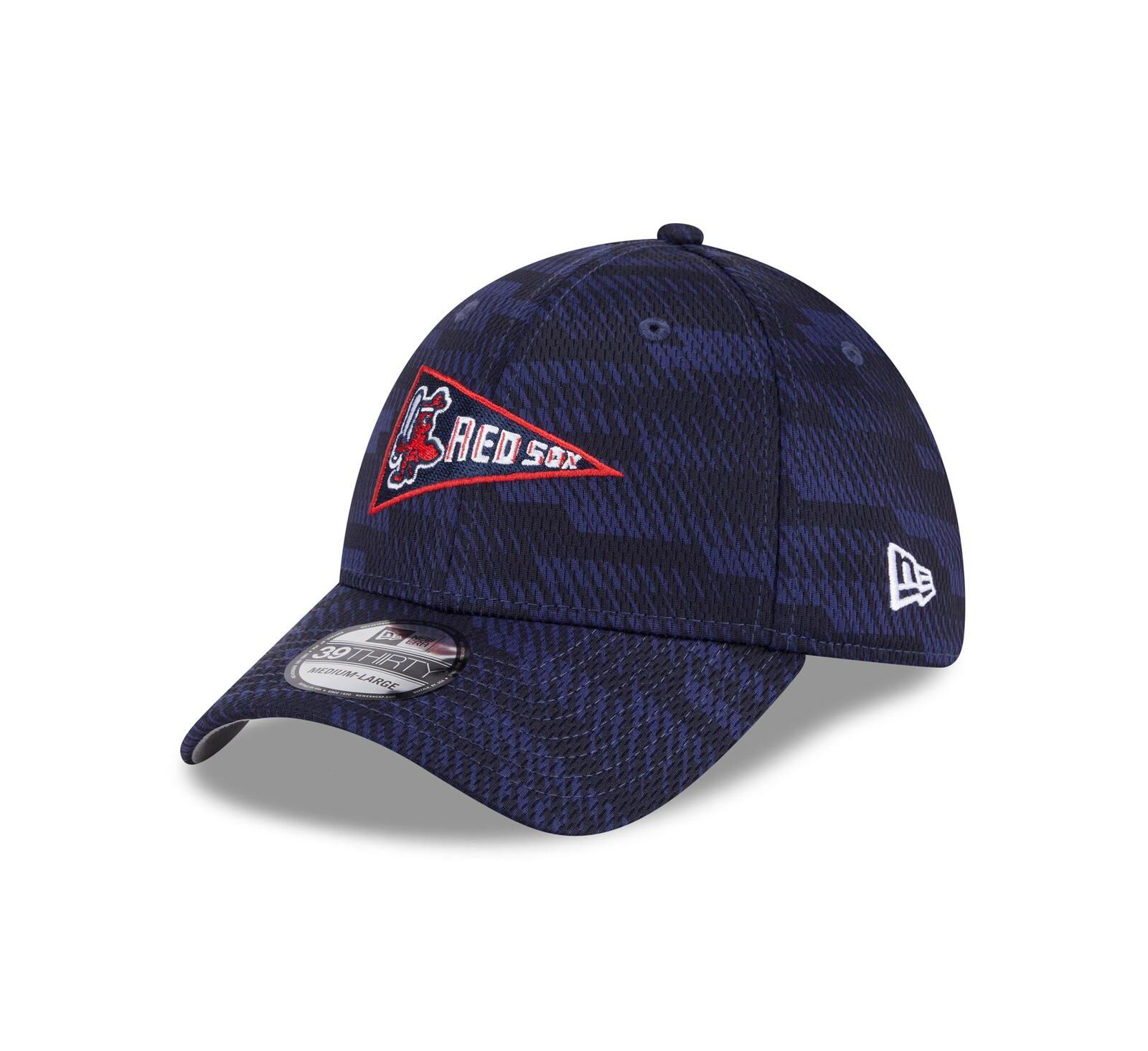 New Era Мужская кепка Boston Red Sox 2025 MLB Clubhouse 39THIRTY Flex Hat, Navy