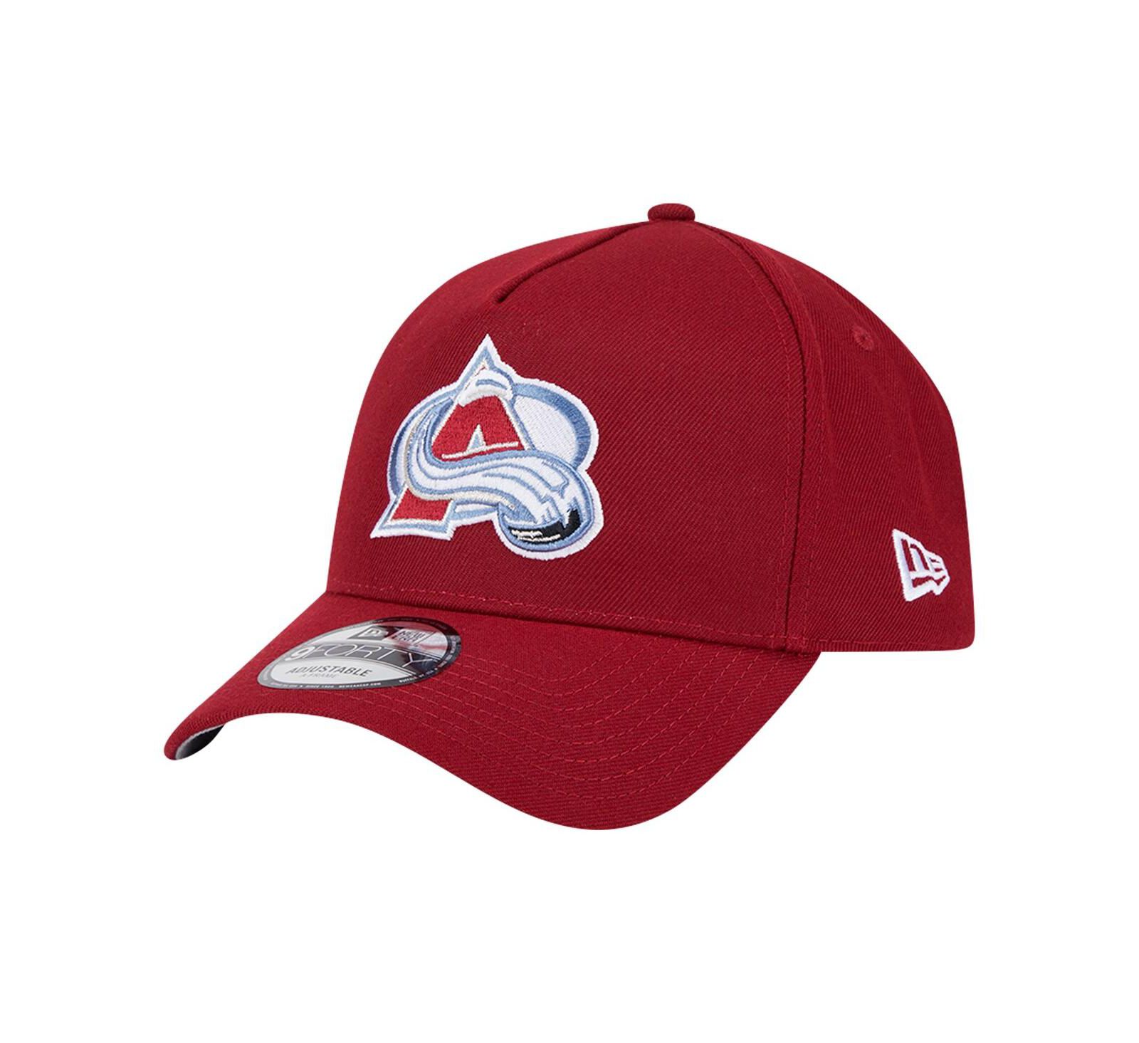 Мужская регулируемая кепка New Era Burgundy Colorado Avalanche Core A-Frame 9FORTY