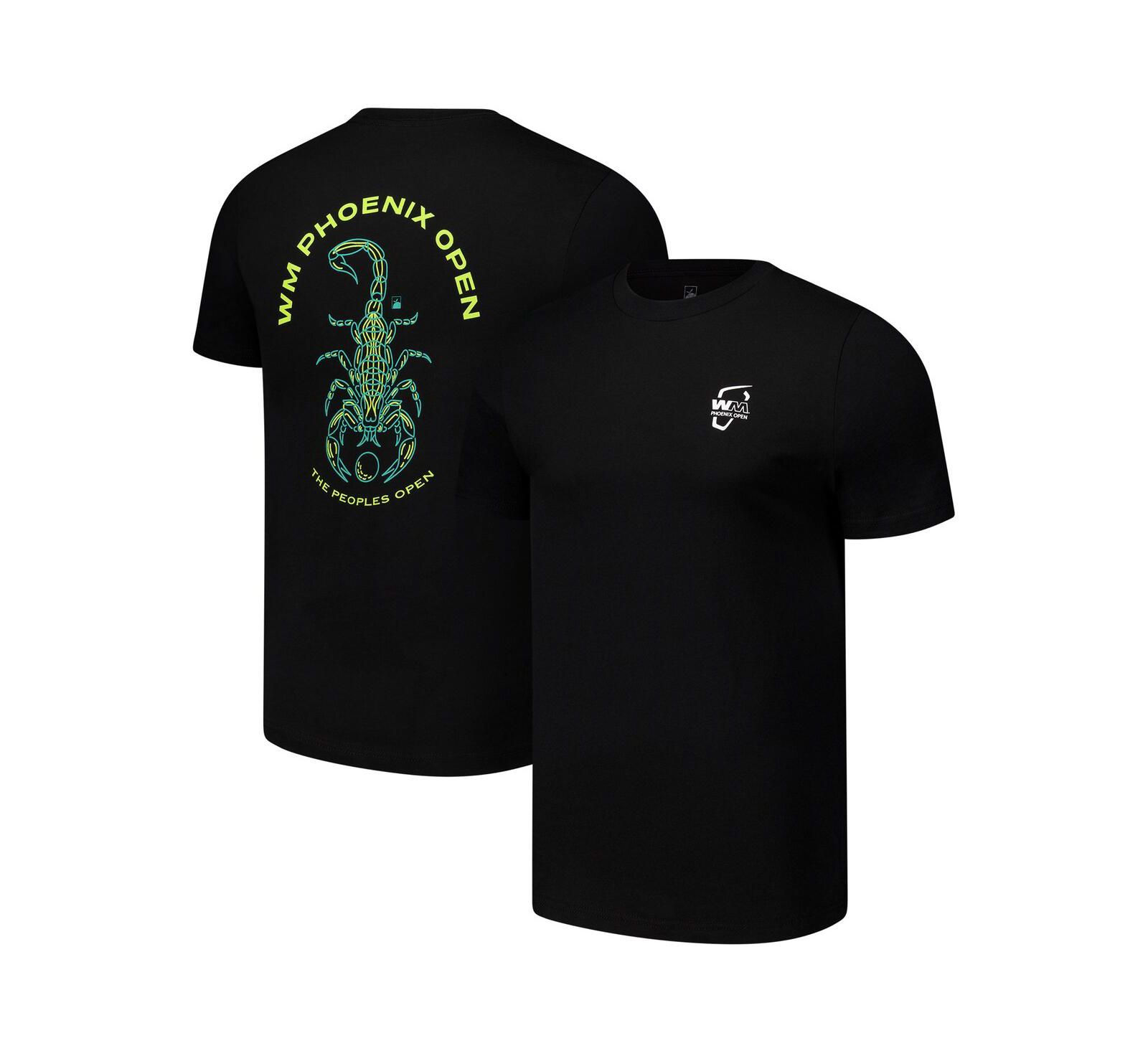 Черная футболка Flomotion Men's and Women's WM Phoenix Open Scorpion