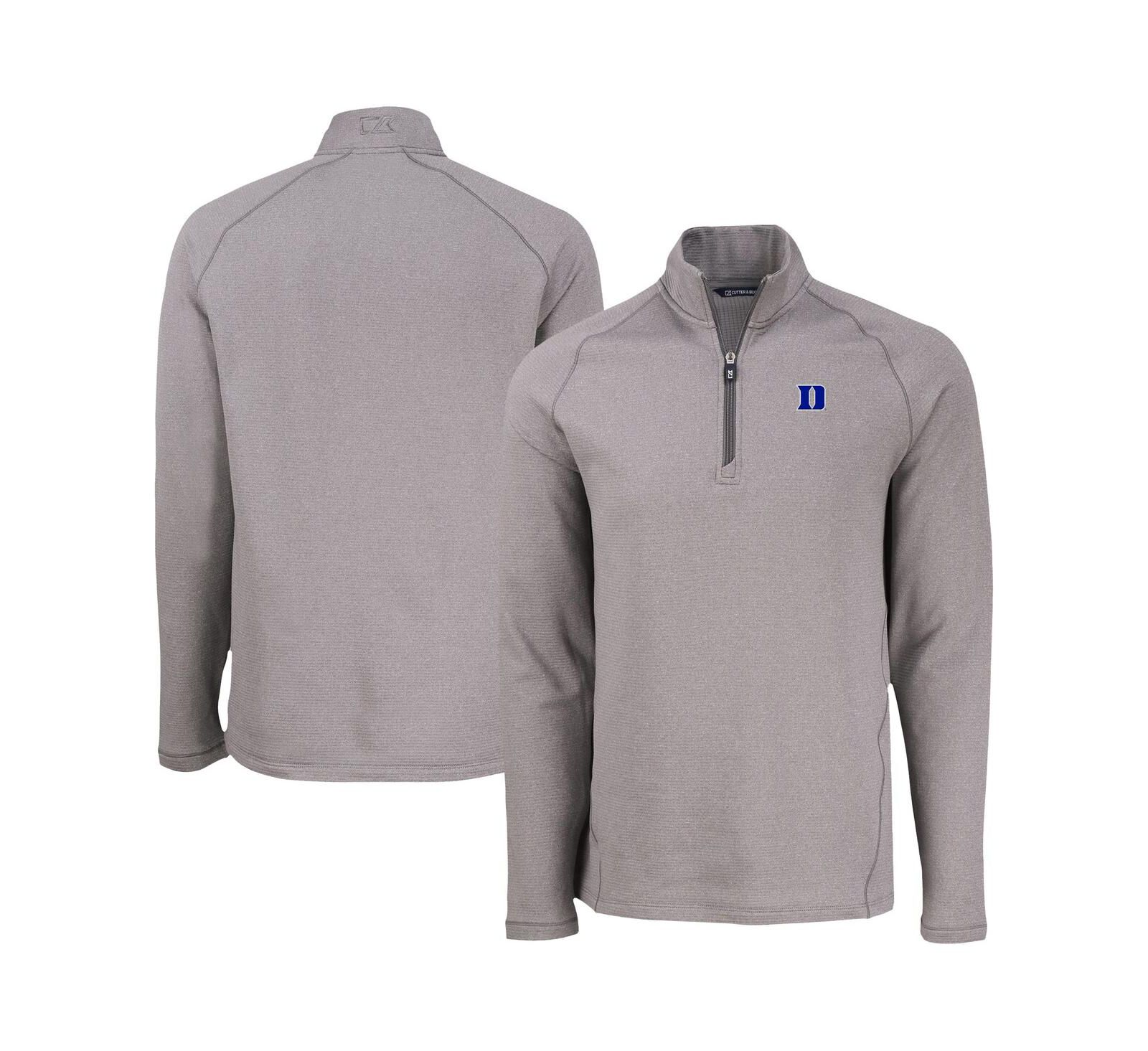 Cutter & Buck Мужской свитшот на молнии Duke Blue Devils Peshastin Eco Fleece