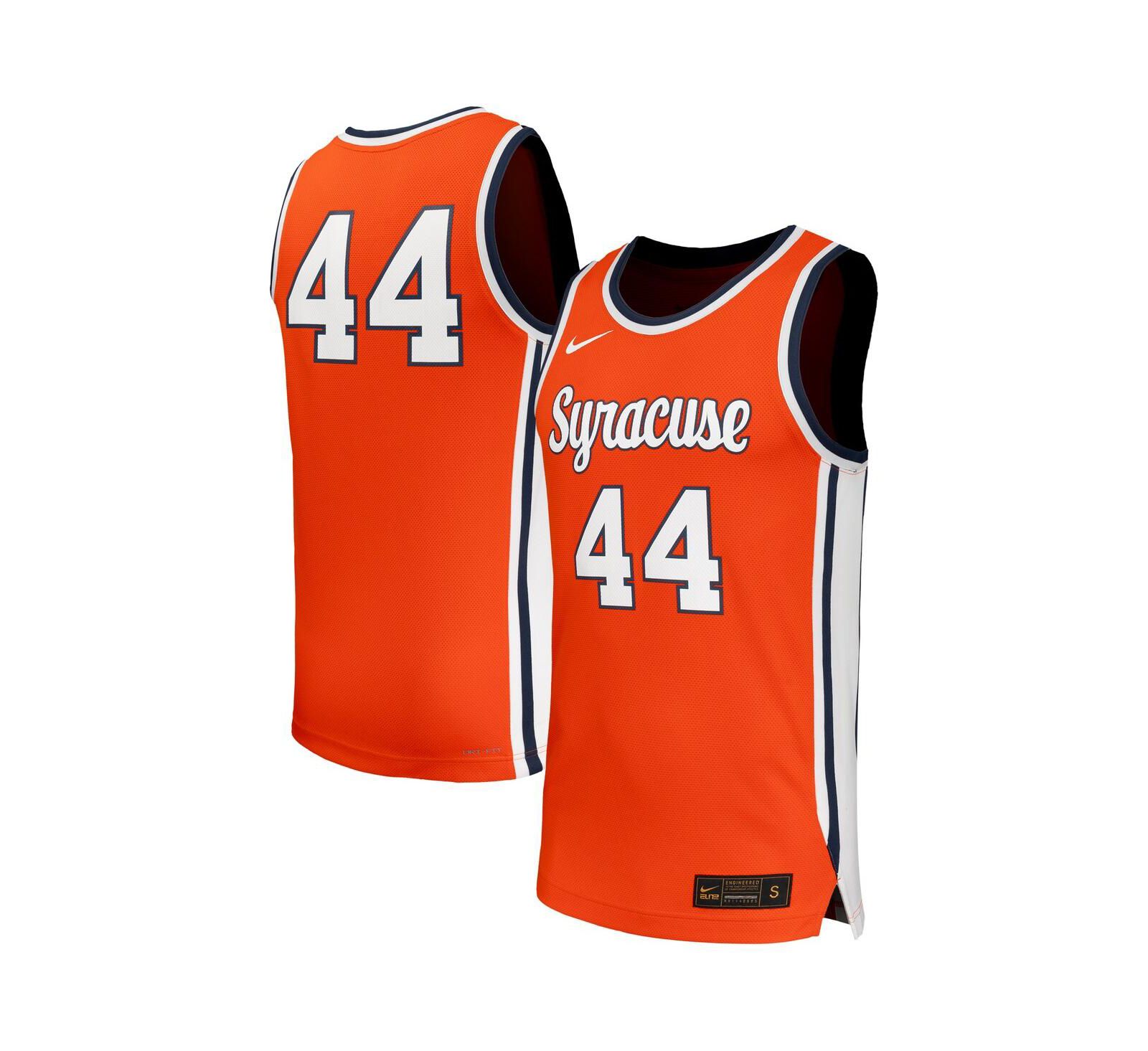 Nike Men's 44 Orange Syracuse Orange Replica Basketball Jersey