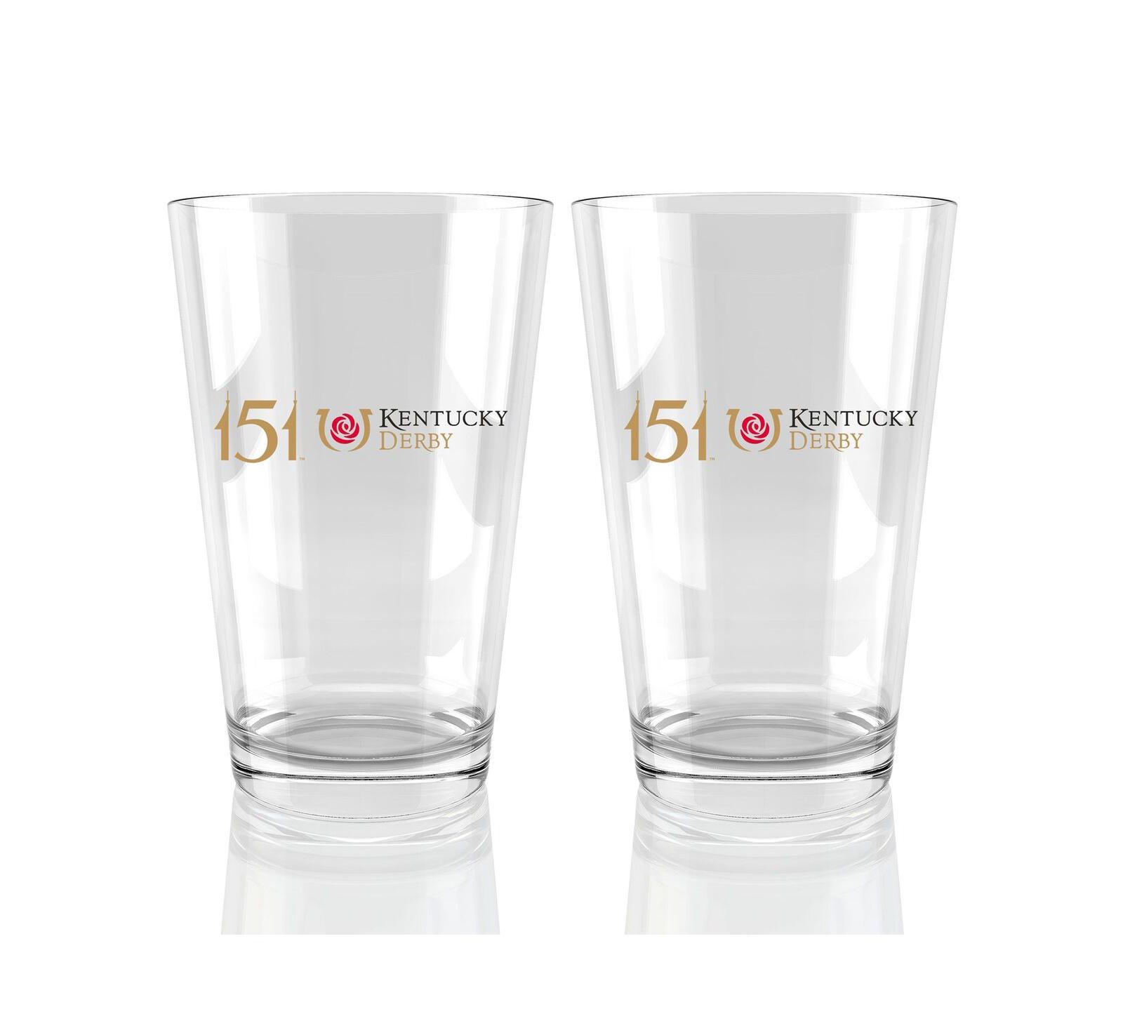 Набор из 2 стаканов Atlantic Group Distribution Kentucky Derby 151 16oz. Pint Glasses