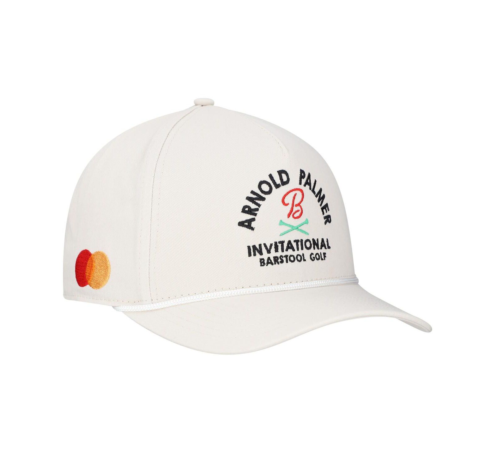 Barstool Golf Мужская и Женская кремовая кепка с регулируемым ремешком Arnold Palmer Invitational
