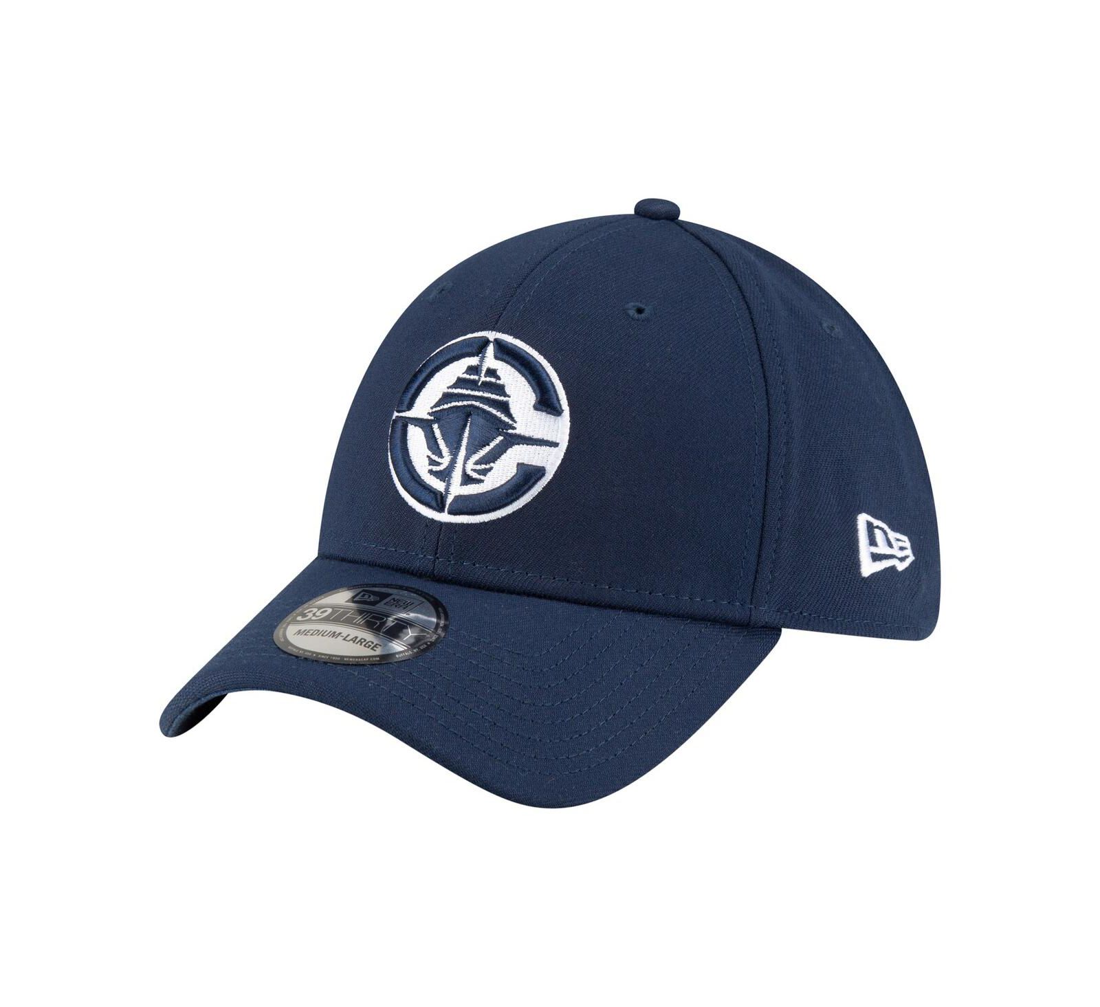 Мужская кепка New Era Navy LA Clippers Logo 39THIRTY Flex