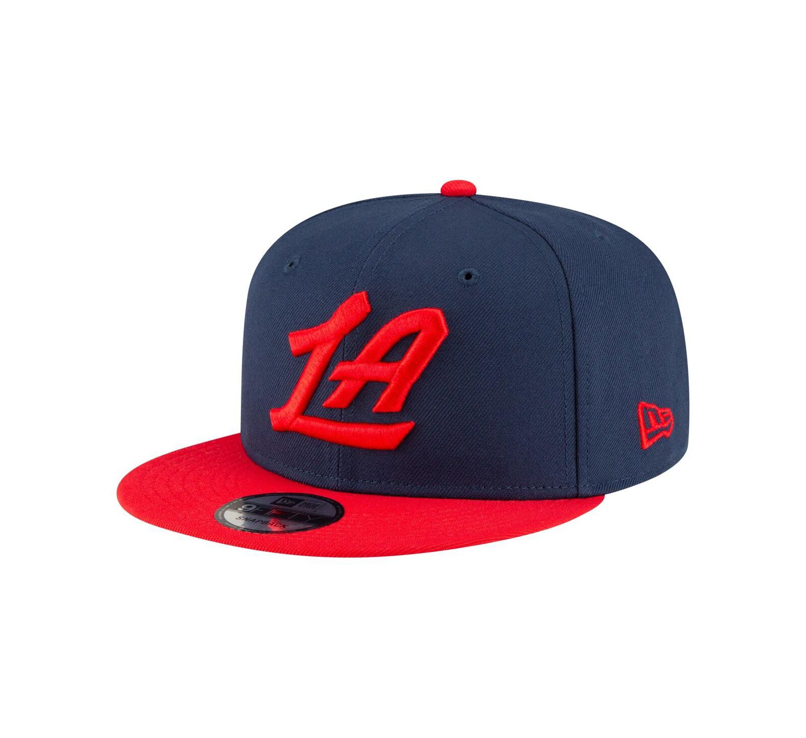 Мужская кепка New Era LA Clippers 2-Tone 9FIFTY Snapback, темно-синяя/красная