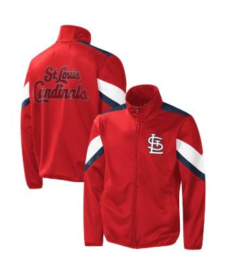 Мужская куртка G-III Sports by Carl Banks Red St. Louis Cardinals Earned Run Full-Zip