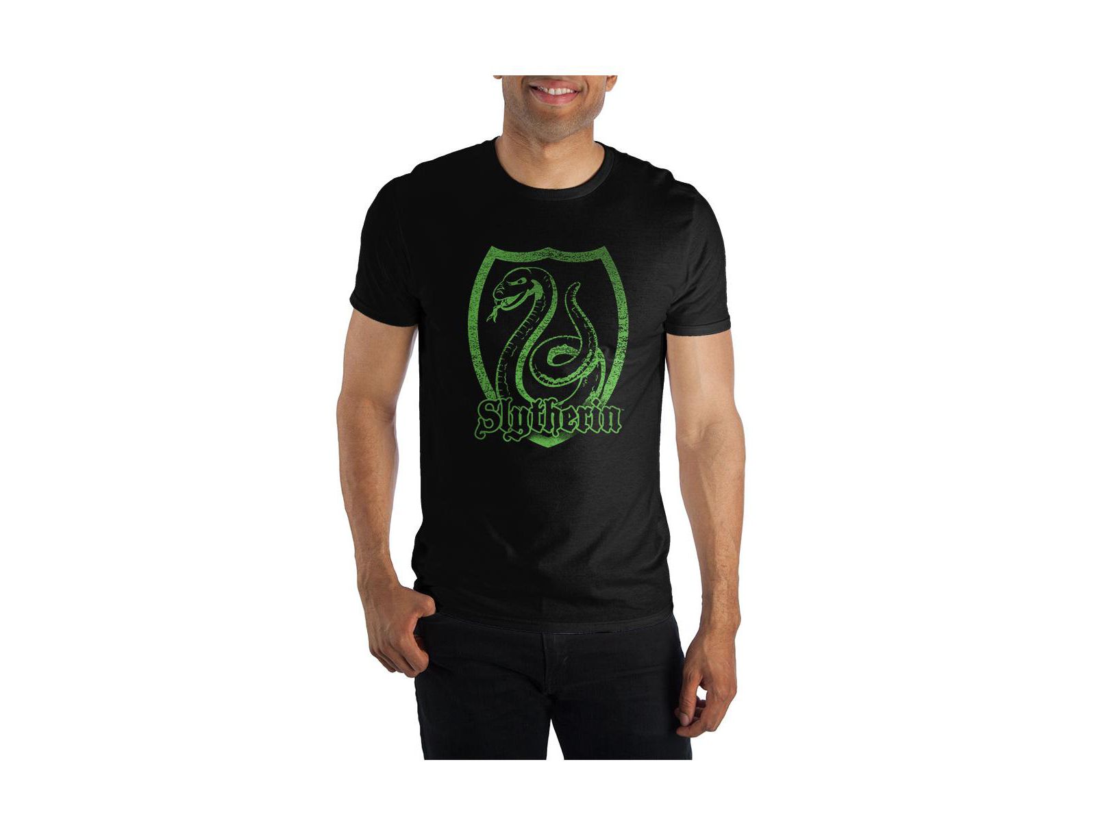 Harry Potter футболка Men's Slytherin Logo Black 3XLB
