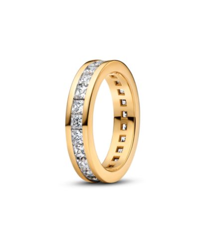 Pandora кольцо Eternity Channel с напылением 14K Gold-Plated