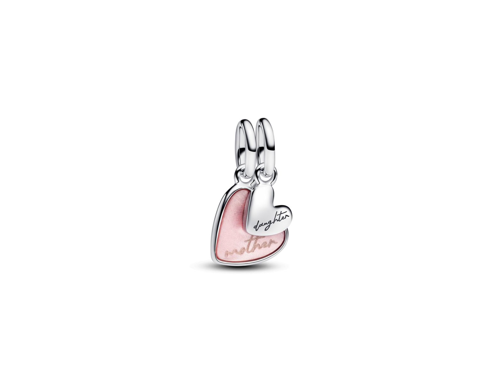 Pandora Splitable Mother Daughter Dangle Sterling Silver Charms
