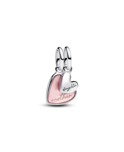 Pandora Разделимые шармы для матери и дочери в Sterling Silver
