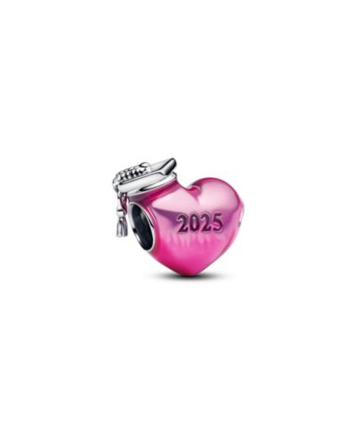 Pandora 2025 Graduation Heart Sterling Silver Charms