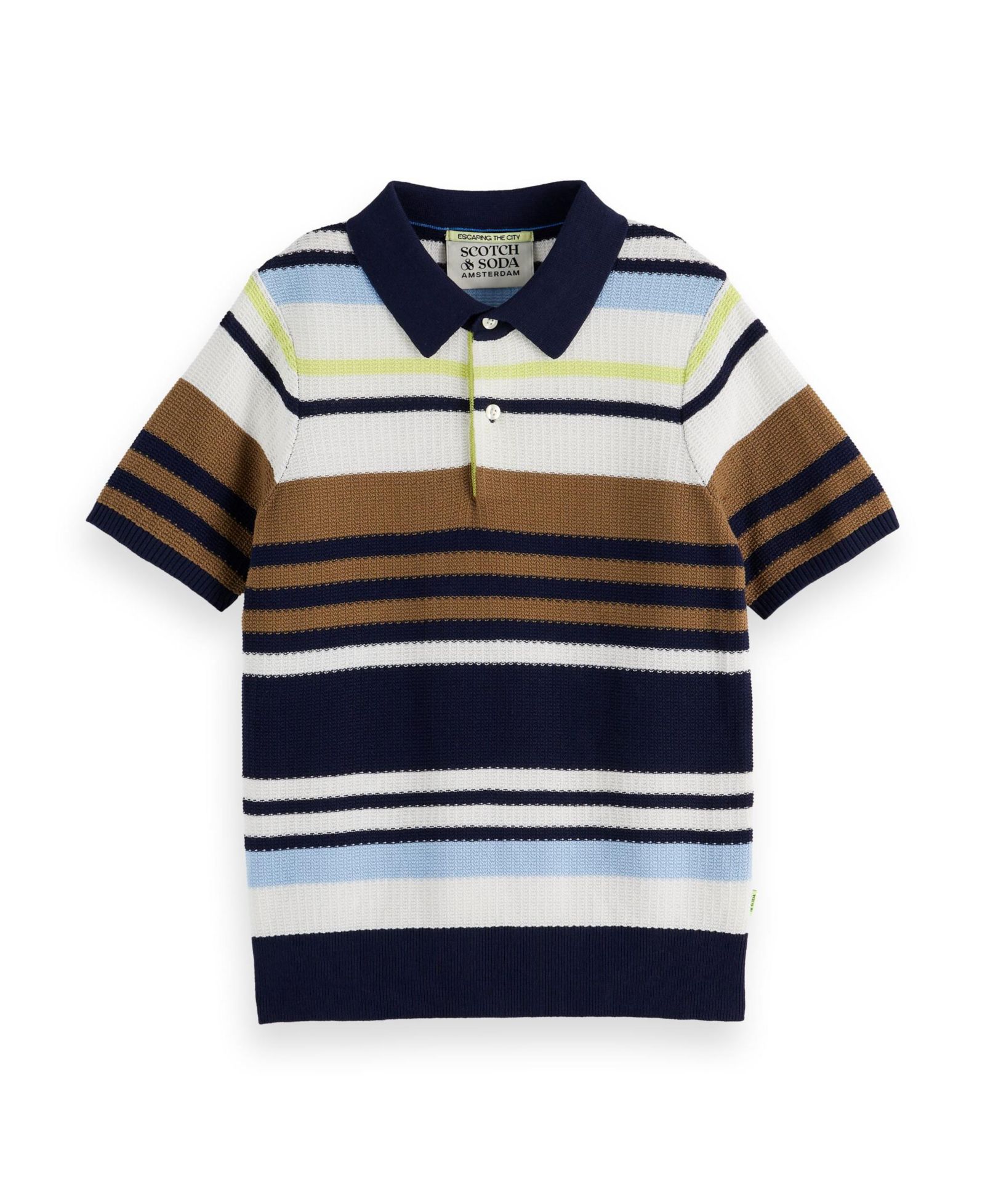 Поло SCOTCH & SODA Structured Knitted для мальчиков