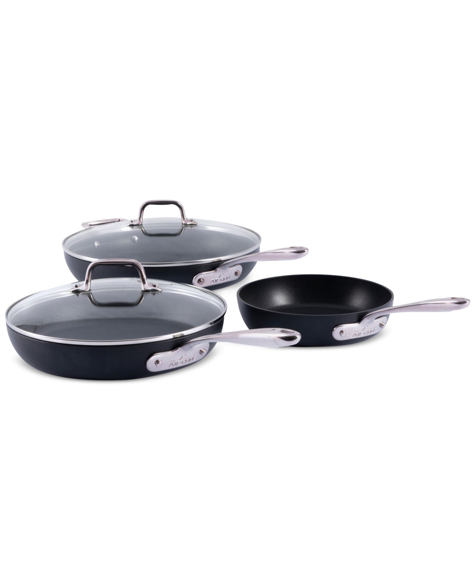 All-Clad HA1 Expert набор посуды Nonstick с крышками, 5 предметов