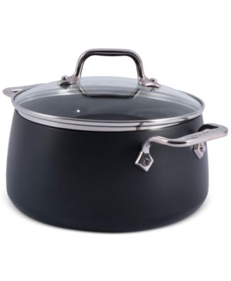 Кастрюля для супа All-Clad HA1 Expert Nonstick Hard-Anodized с крышкой, 4-Qt.