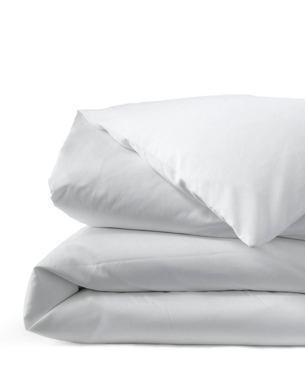 Lands' End 400 Thread Count Premium Supima Cotton No Iron Sateen Duvet Bed Cover