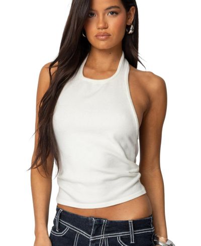 Edikted Женский трикотажный топ на бретелях Twister Backless