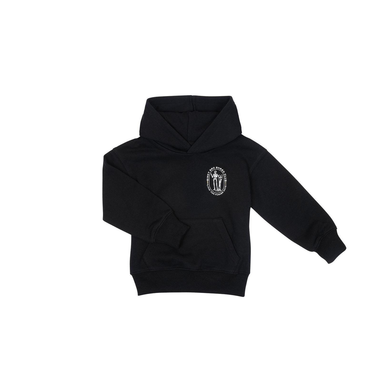 Худи BinkyBro Toddler Boys Powder Skelly Hood Black