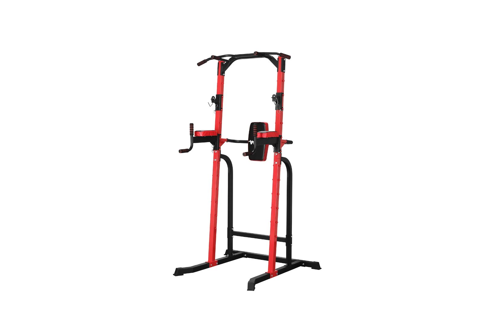 ZENOVA Pull Up Bar Dip Bar Power Tower Workout Dip Station Height