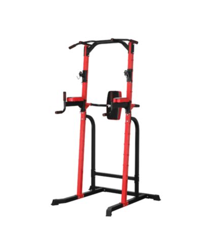 ZENOVA Pull Up Bar Dip Bar Power Tower Workout Dip Station Height