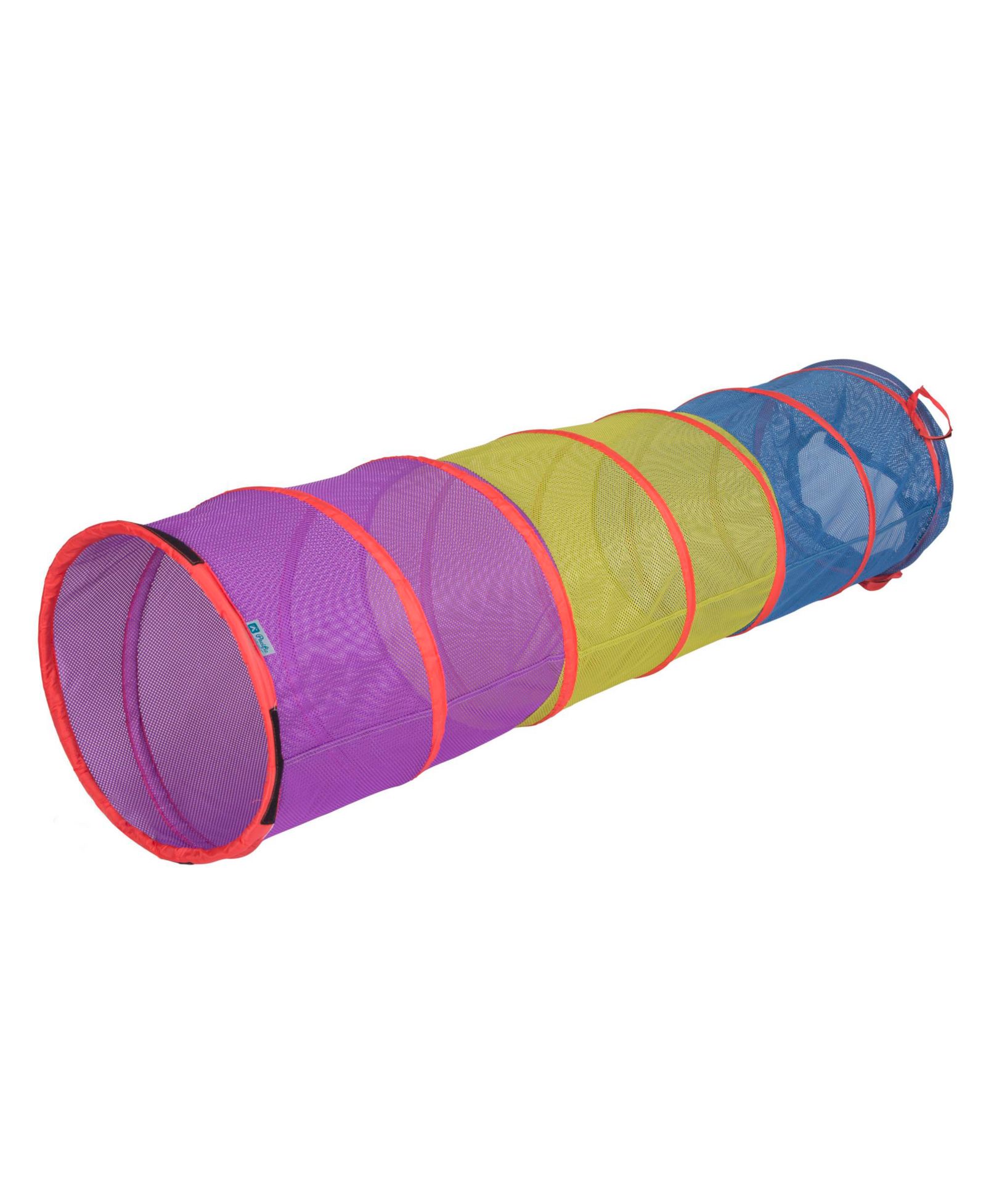 Pacific Play Tents Прозрачный игровой туннель 6FT — синий / зеленый / фиолетовый