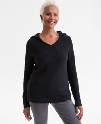 Женское худи Style & Co Women's LuxLounge Split-Neck