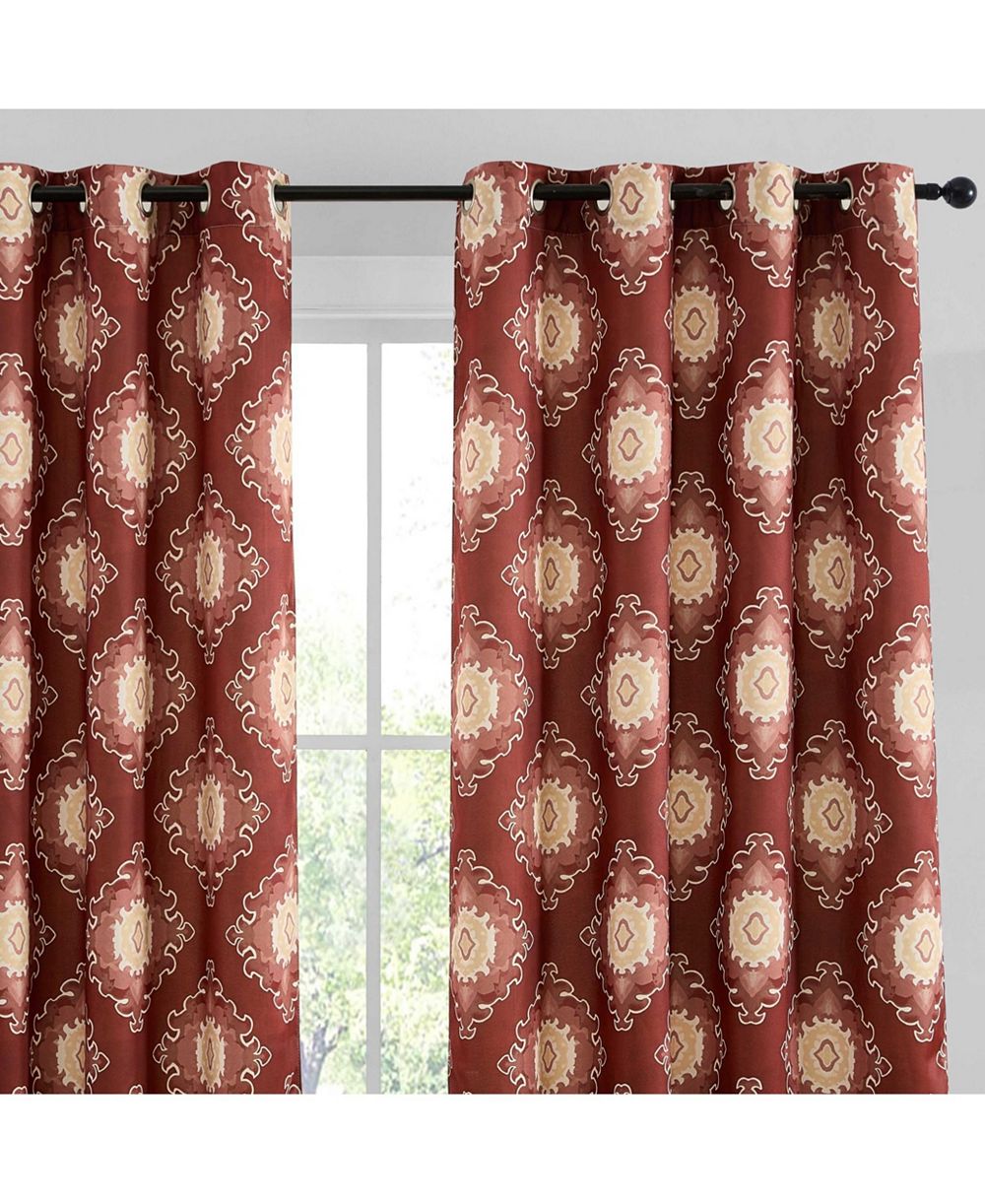 HLC.ME Liam Ogee Ikatt Damask Patterned Шторы