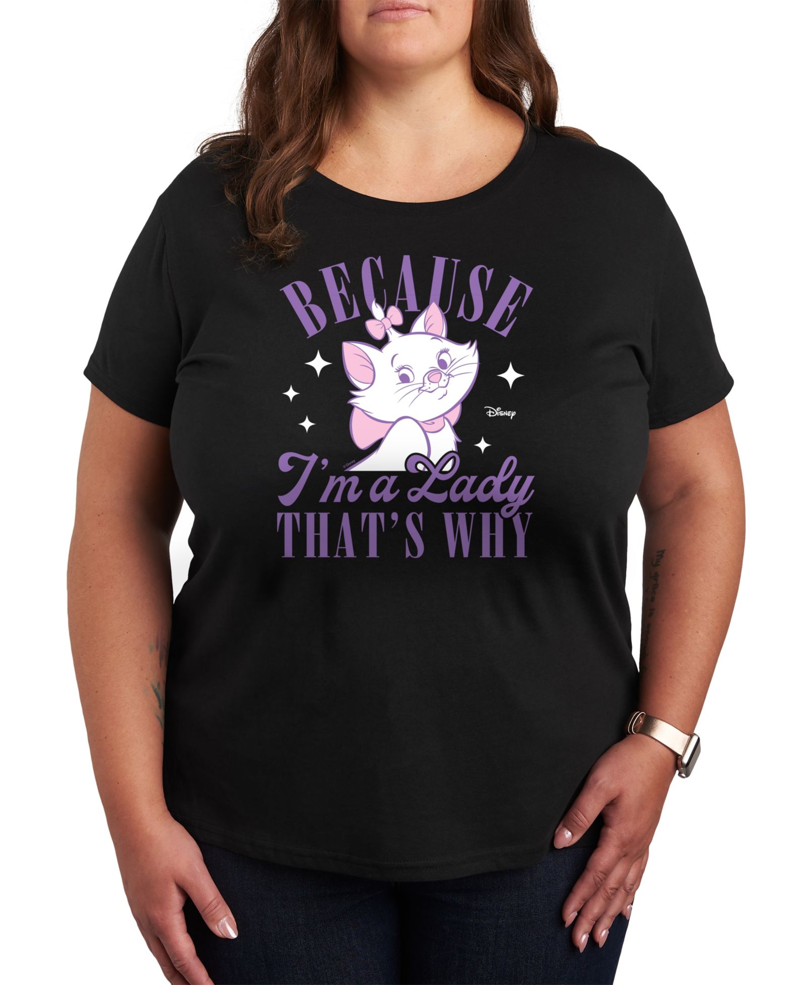 Женская футболка Hybrid Apparel The Aristocats Plus Size с графическим принтом