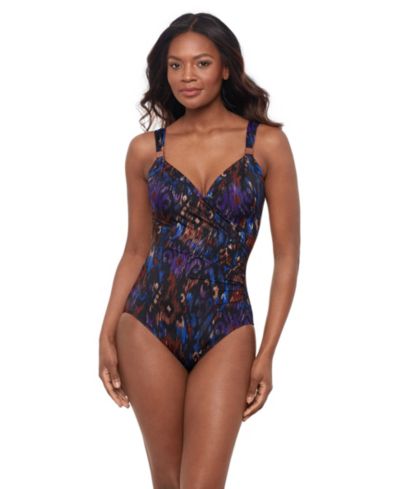 Miraclesuit Женский слитный купальник с принтом и косточками