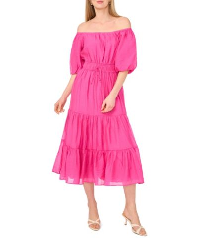 Женское макси-платье с открытыми плечами Vince Camuto