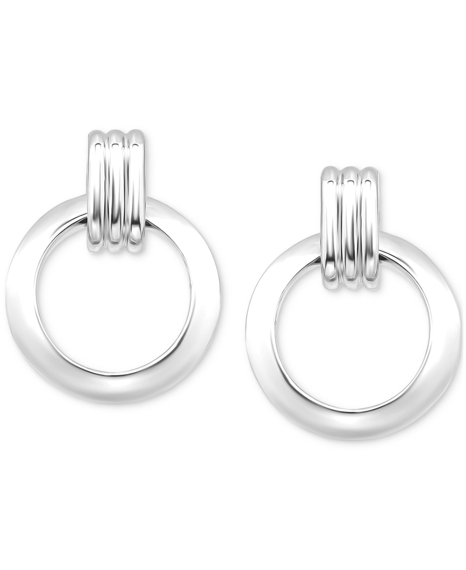 Giani Bernini Серьги-подвески Doorknocker 18k Gold-Plated Sterling Silver
