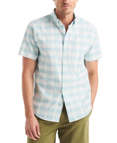 Мужская клетчатая рубашка Nautica Classic-Fit Oxford