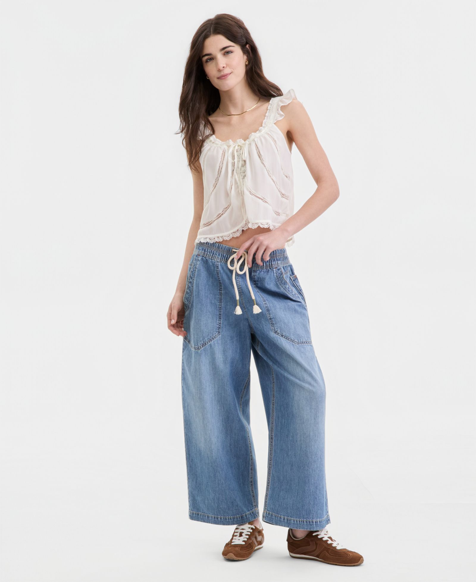 Джинсы Free People Women's Easy Peasy Pull-On