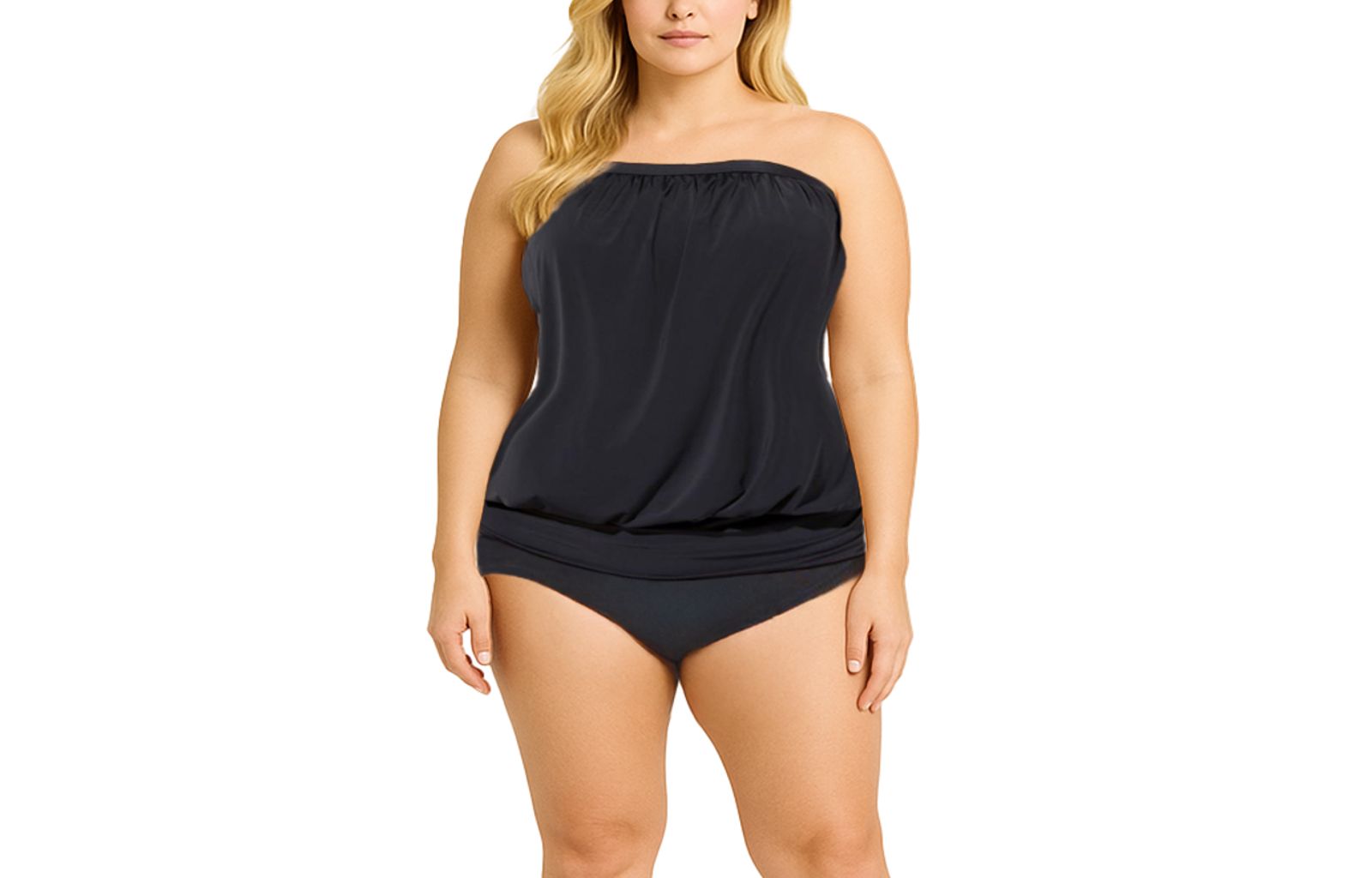 Танкини Swimsuits for All Bandeau Blouson