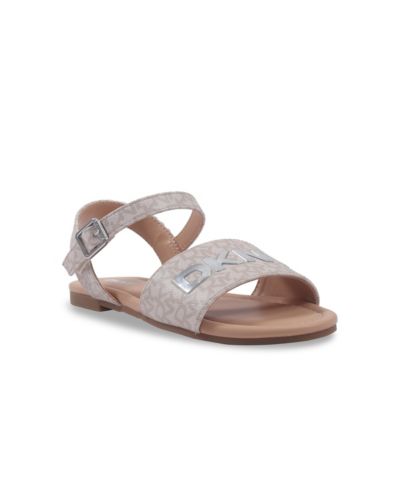 DKNY Little and Big Girls Cassie Coara Casual Sandal