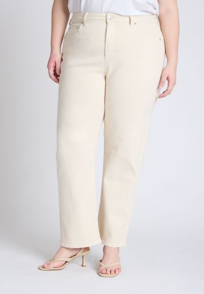 ELOQUII Женские джинсы Plus Size The Naomi Comfort Stretch Straight
