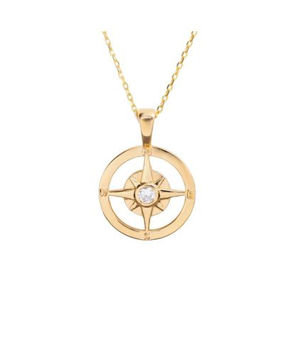 Подвеска-кулон Compass в серебряном покрытии